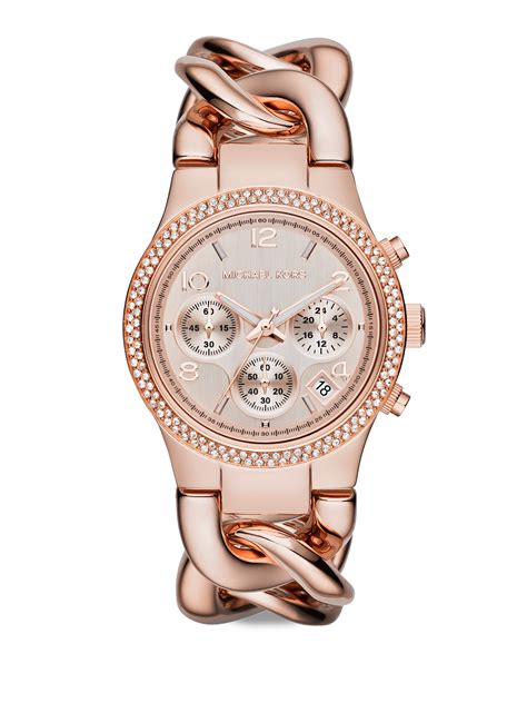 rose gold bracelet watch michael kors|rose gold watch sale.